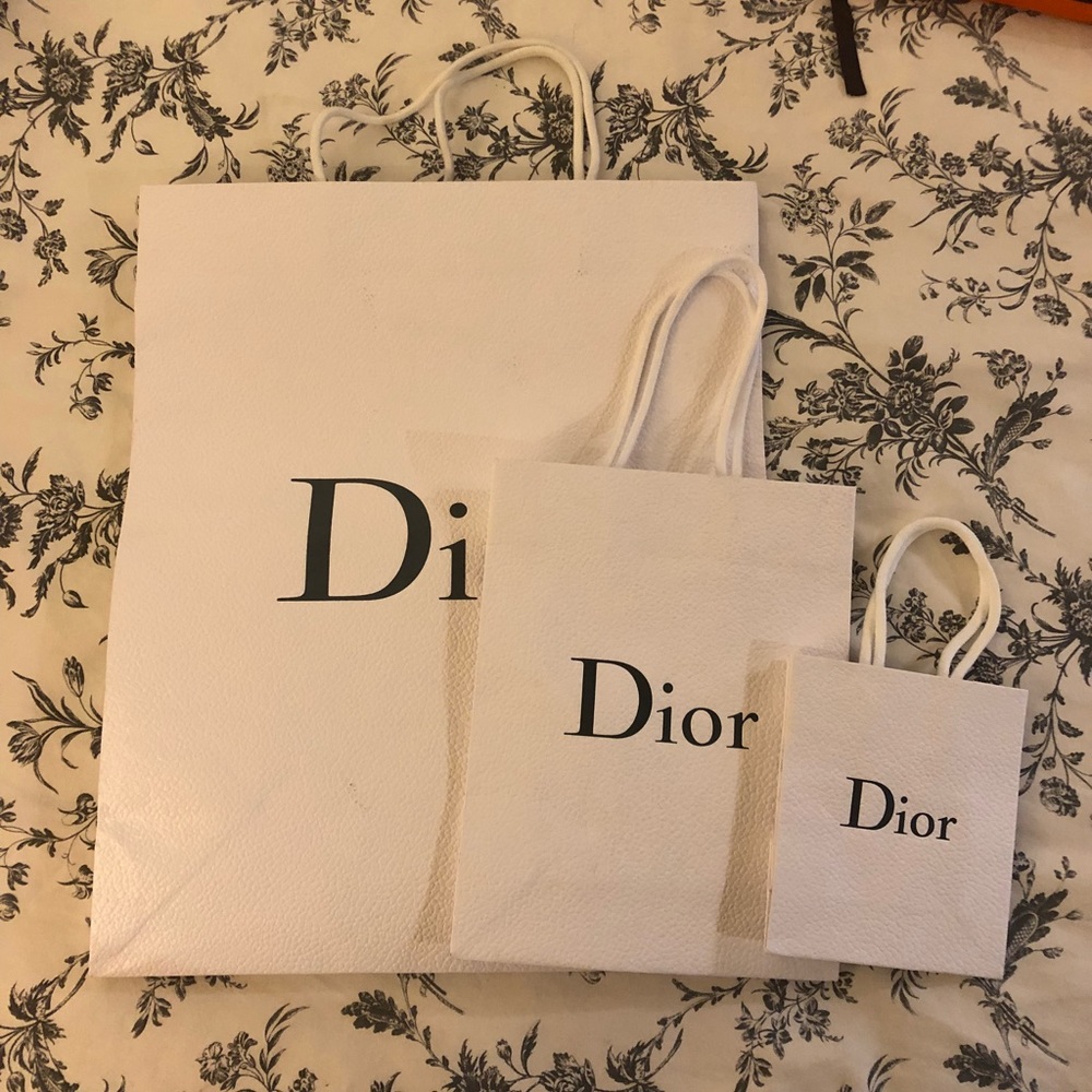 Dior paper bag